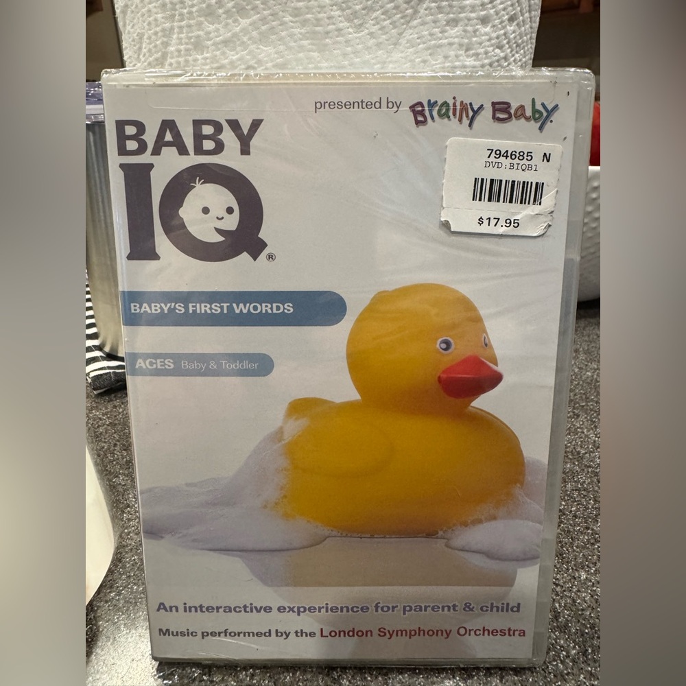 Baby IQ Baby's First Words DVD Brand New Sealed